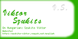 viktor szukits business card